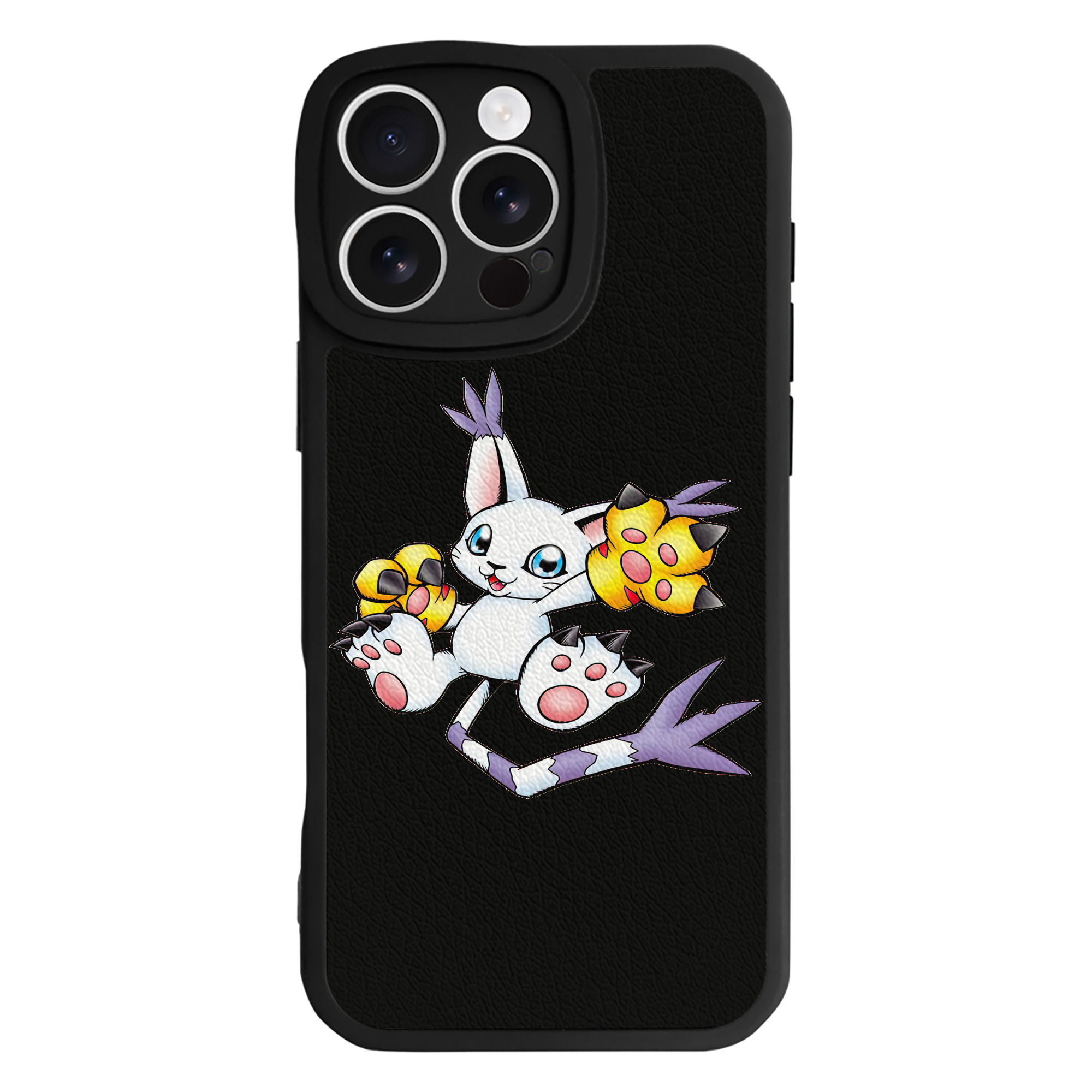 （画像用） Digimon デジタルモンスター/デジモン 【iPhone 16シリーズ対応】シリコンスマホケース（レザー調） 材質：シリコン